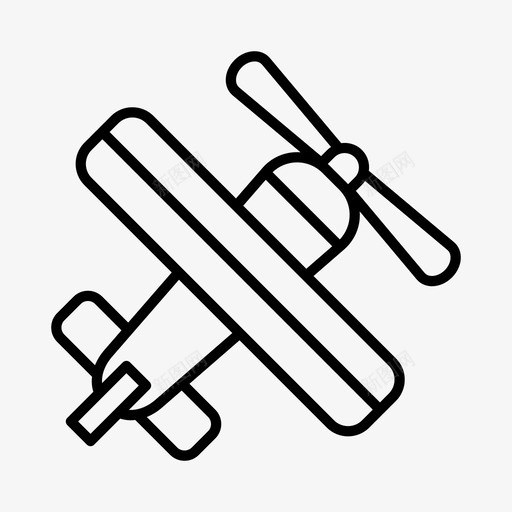 玩具飞机宝贝孩子图标svg_新图网 https://ixintu.com 婴儿 孩子 宝贝 玩具飞机
