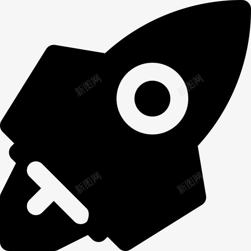 火箭ios4的mintab字形实心图标svg_新图网 https://ixintu.com ios4的mintab字形 实心 火箭