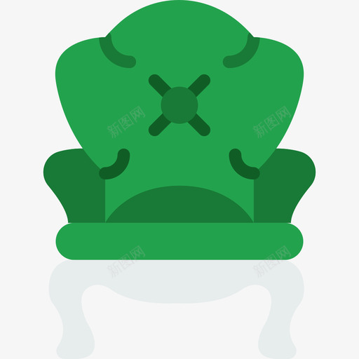 椅子家具和家用家具5个平的图标svg_新图网 https://ixintu.com 家具和家用家具5个 平的 椅子