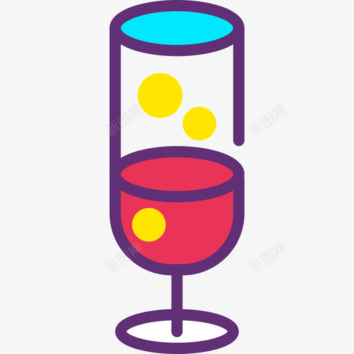 鸡尾酒食物86附魔图标svg_新图网 https://ixintu.com 附魔 食物86 鸡尾酒