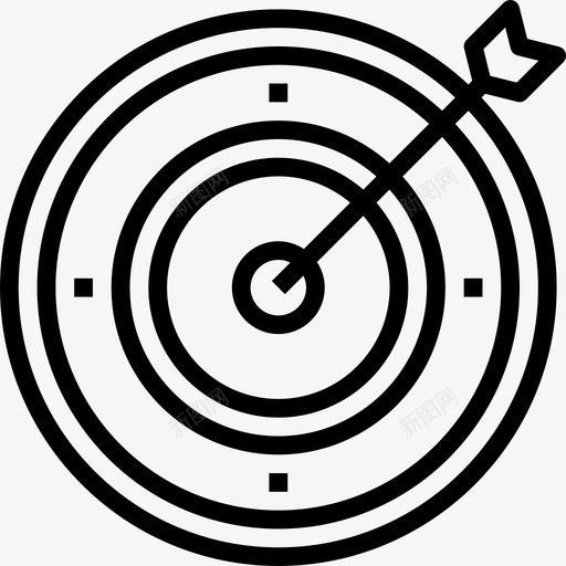 靶茎直线图标svg_新图网 https://ixintu.com 直线 茎 靶