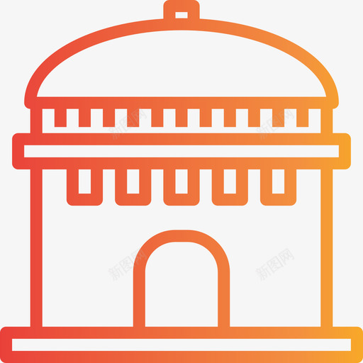 清真寺18号楼斜坡图标svg_新图网 https://ixintu.com 18号楼 斜坡 清真寺
