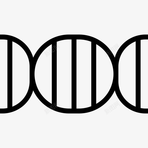 Dna医疗保健5线性图标svg_新图网 https://ixintu.com Dna 医疗保健5 线性