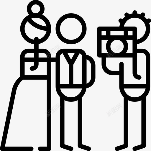 新婚夫妇婚礼58直系图标svg_新图网 https://ixintu.com 婚礼58 新婚夫妇 直系