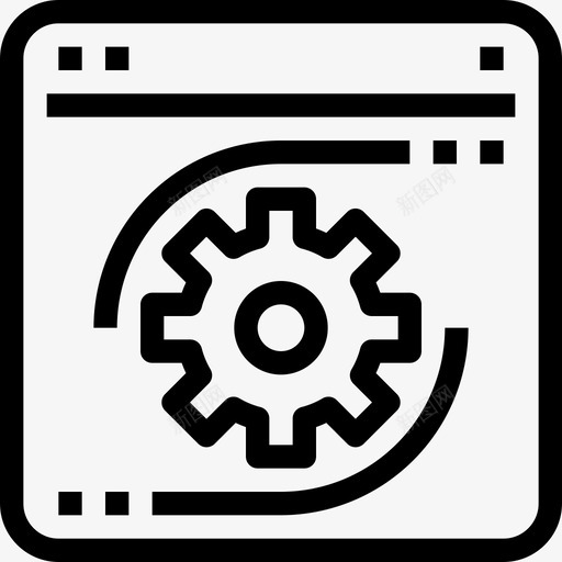 编码编程24线性图标svg_新图网 https://ixintu.com 线性 编码 编程24
