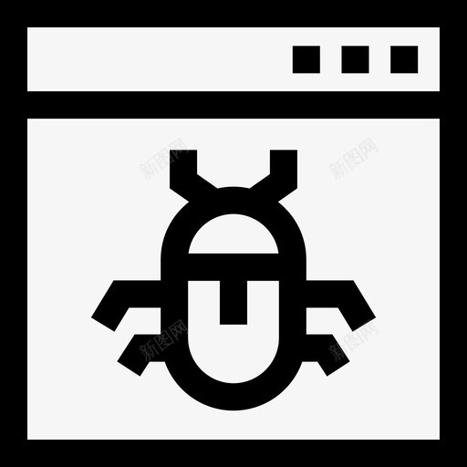 浏览器黑客14线性图标svg_新图网 https://ixintu.com 浏览器 线性 黑客14