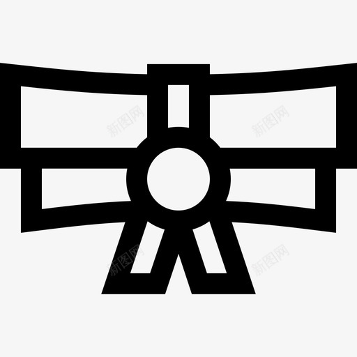卷轴法律与正义2直线图标svg_新图网 https://ixintu.com 卷轴 法律与正义2 直线