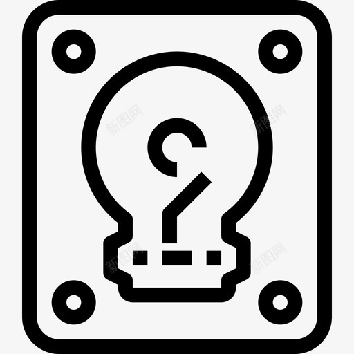 硬盘计算机和硬件4线性图标svg_新图网 https://ixintu.com 硬盘 线性 计算机和硬件4