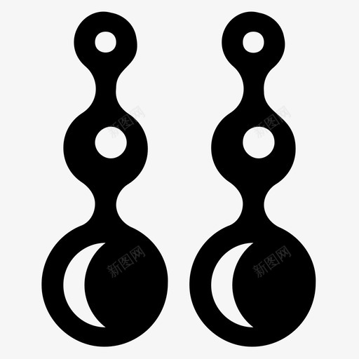 耳环钻石耳环吊坠耳环图标svg_新图网 https://ixintu.com 吊坠耳环 时尚耳环 珠宝纯色图标 耳环 金色耳环 钻石耳环