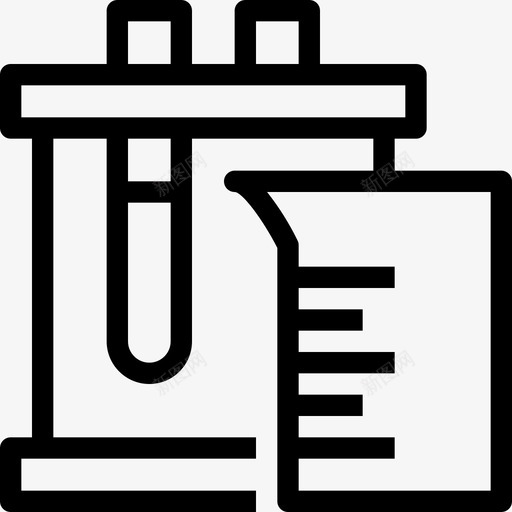 检验医疗保健线性图标svg_新图网 https://ixintu.com 医疗保健 检验 线性