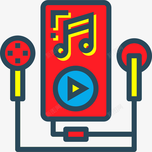 Ipod小工具填充图标线性颜色svg_新图网 https://ixintu.com Ipod 小工具填充图标 线性颜色