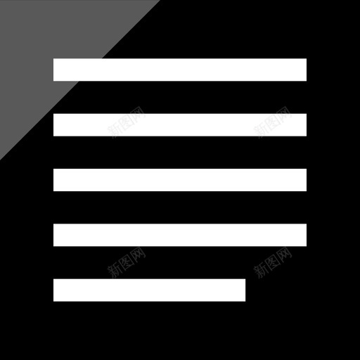 左对齐文本编辑器18平面图标svg_新图网 https://ixintu.com 左对齐 平面 文本编辑器18