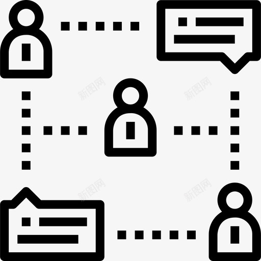网络数字营销50线性图标svg_新图网 https://ixintu.com 数字营销50 线性 网络