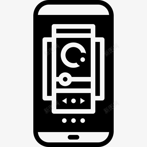 旋转木马环形交叉图标svg_新图网 https://ixintu.com 旋转木马 环形交叉