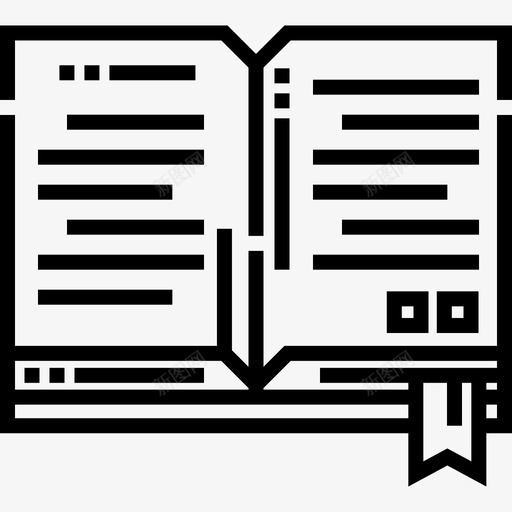 书本学习31线性图标svg_新图网 https://ixintu.com 书本 学习31 线性
