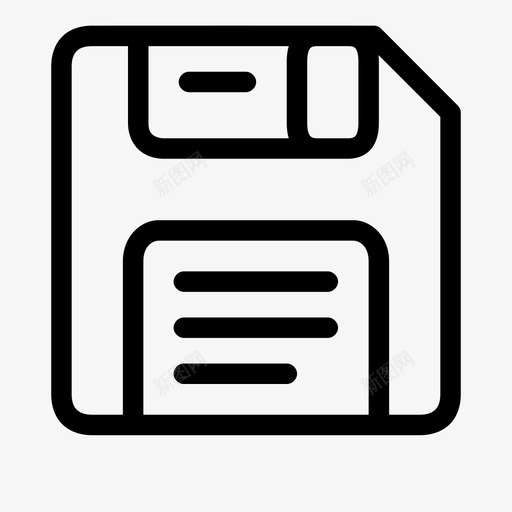 软盘保存界面图标2介质svg_新图网 https://ixintu.com 保存 界面图标2介质 软盘
