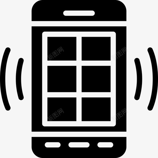 智能手机用户界面mobile4固态图标svg_新图网 https://ixintu.com 固态 智能手机 用户界面mobile4