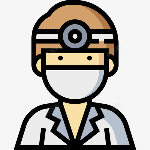 医生健康检查肤色图标svg_新图网 https://ixintu.com 健康检查 医生 肤色