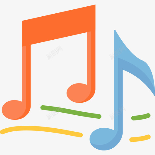 音乐风景艺术11平面图标svg_新图网 https://ixintu.com 平面 音乐 风景艺术11