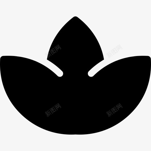 莲花美容spa5填充图标svg_新图网 https://ixintu.com 填充 美容spa5 莲花