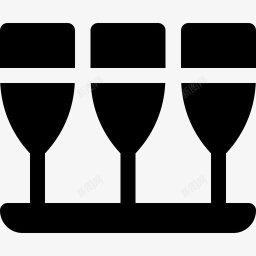 瓶架鸡尾酒10杯装满图标svg_新图网 https://ixintu.com 瓶架 装满 鸡尾酒10杯
