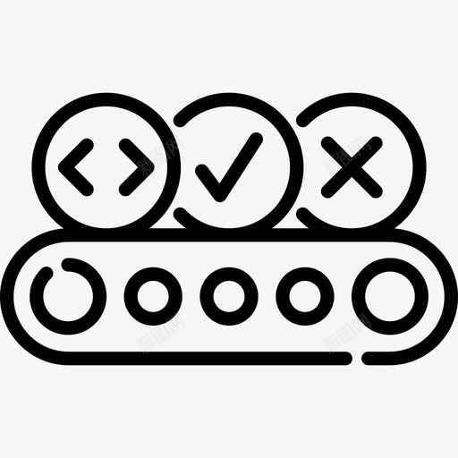 传送带腹板维护6线性图标svg_新图网 https://ixintu.com 传送带 线性 腹板维护6
