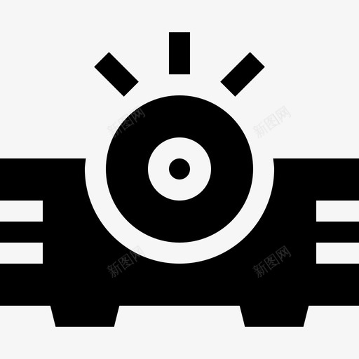 投影仪面试2已填充图标svg_新图网 https://ixintu.com 已填充 投影仪 面试2
