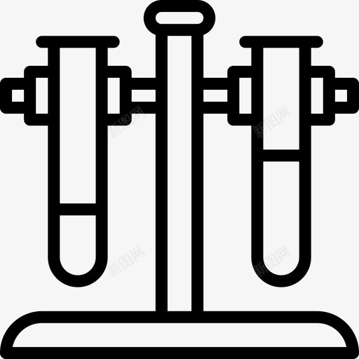 试管科学17线性图标svg_新图网 https://ixintu.com 科学17 线性 试管