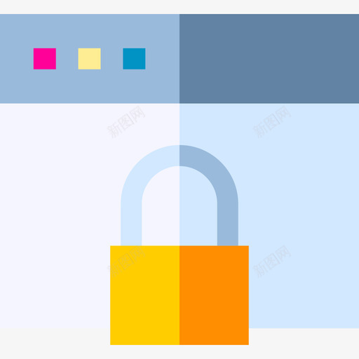 浏览器网络维护平面图标svg_新图网 https://ixintu.com 平面 浏览器 网络维护