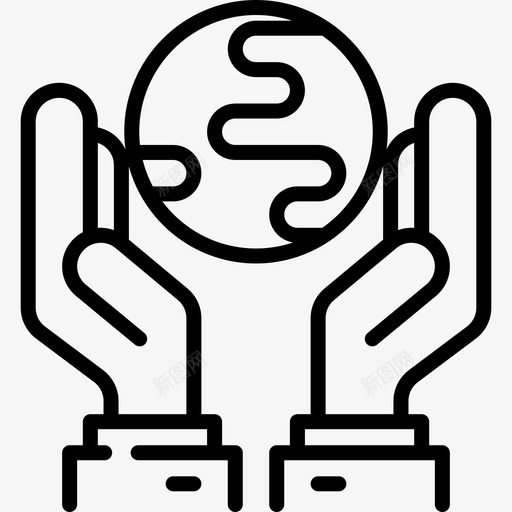 生态学生态学98线性图标svg_新图网 https://ixintu.com 生态学 生态学98 线性