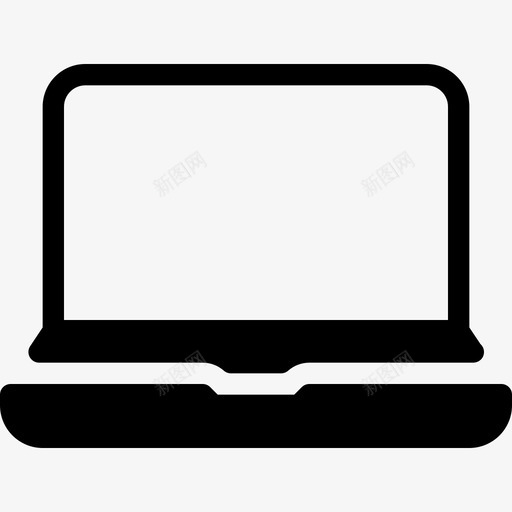 笔记本电脑台式电脑填充型图标svg_新图网 https://ixintu.com 台式电脑 填充型 笔记本电脑