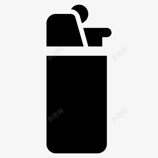 点烟器火焰点烟器口袋点烟器图标svg_新图网 https://ixintu.com 口袋点烟器 实心图标 火焰点烟器 点烟器