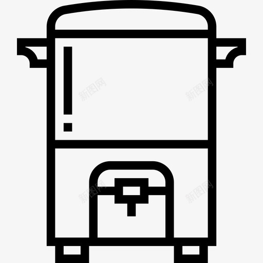 咖啡壶咖啡2线性图标svg_新图网 https://ixintu.com 咖啡2 咖啡壶 线性