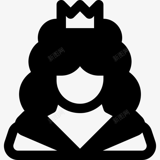 女王皇室7填充图标svg_新图网 https://ixintu.com 填充 女王 皇室7