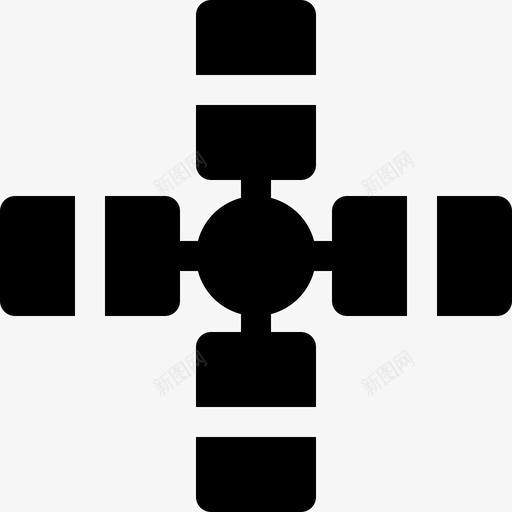 卫星通信和媒体19已填充图标svg_新图网 https://ixintu.com 卫星 已填充 通信和媒体19