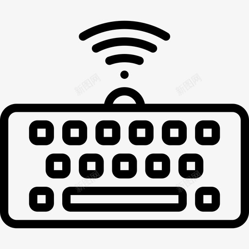 键盘pc组件2线性图标svg_新图网 https://ixintu.com pc组件2 线性 键盘