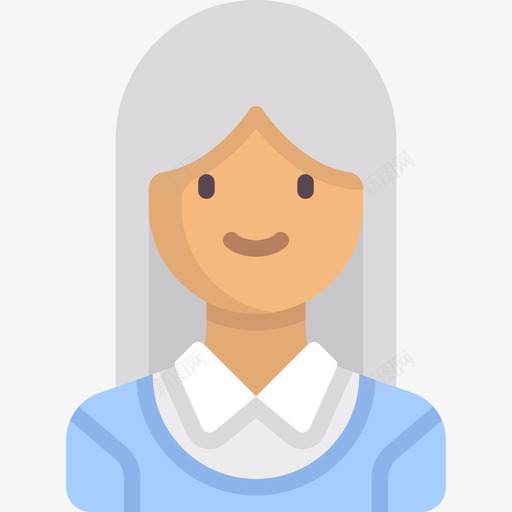 女人阿凡达17号扁平图标svg_新图网 https://ixintu.com 女人 扁平 阿凡达17号