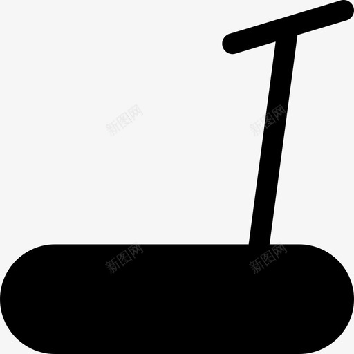 跑步机健康31填充图标svg_新图网 https://ixintu.com 健康31 填充 跑步机