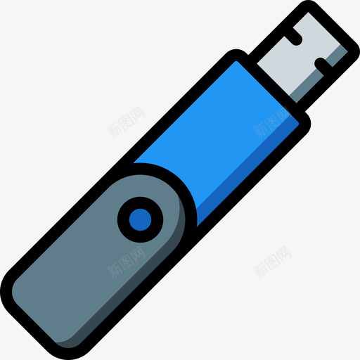 Pendrivepc组件5线性颜色图标svg_新图网 https://ixintu.com Pendrive pc组件5 线性颜色