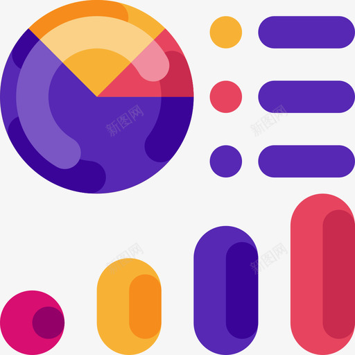 信息图表创意2平面图图标svg_新图网 https://ixintu.com 信息图表 创意2 平面图