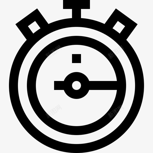 秒表思维29线性图标svg_新图网 https://ixintu.com 秒表 线性 设计思维29