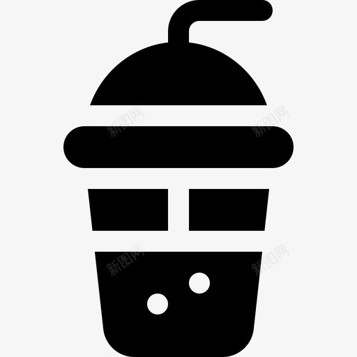 奶昔中餐6填充图标svg_新图网 https://ixintu.com 中餐6 填充 奶昔