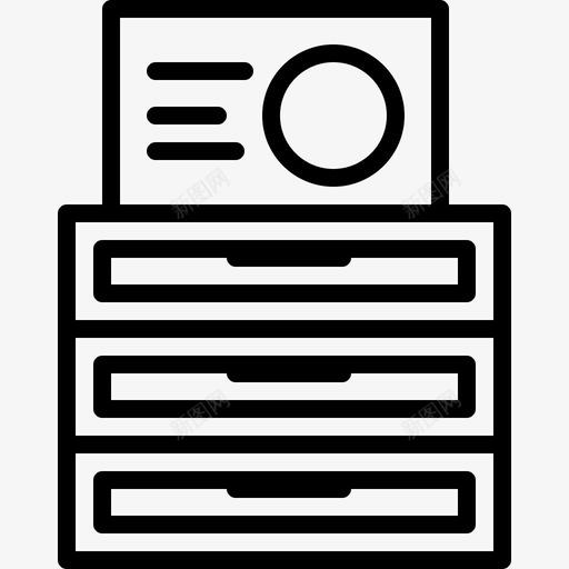 橱柜家具27线性图标svg_新图网 https://ixintu.com 家具27 橱柜 线性