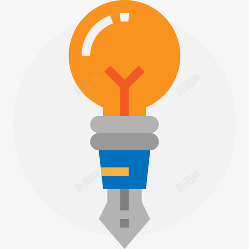 Idea数字营销53扁平图标svg_新图网 https://ixintu.com Idea 扁平 数字营销53