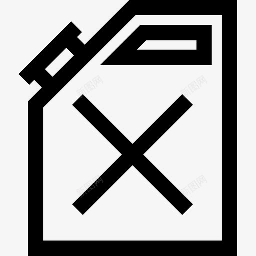 汽油消防队10直线图标svg_新图网 https://ixintu.com 汽油 消防队10 直线