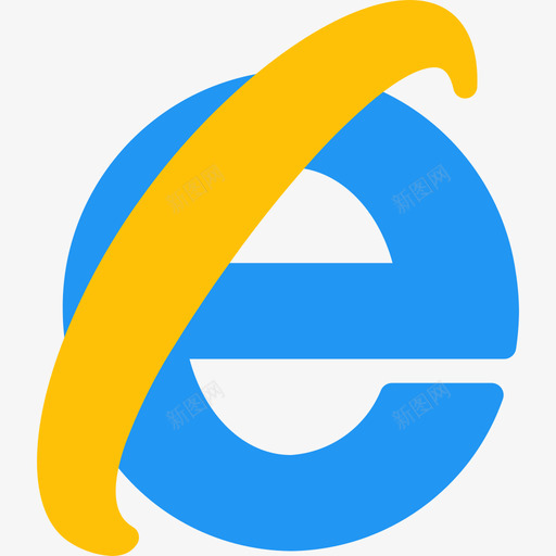 InternetExplorer徽标和品牌扁平图标svg_新图网 https://ixintu.com InternetExplorer 徽标和品牌 扁平