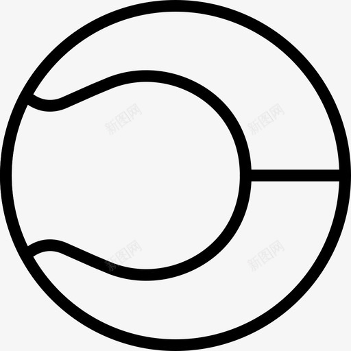 网球运动71直线型图标svg_新图网 https://ixintu.com 直线型 网球 运动71