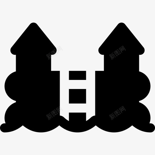 城堡游乐场27人满为患图标svg_新图网 https://ixintu.com 人满为患 城堡 游乐场27