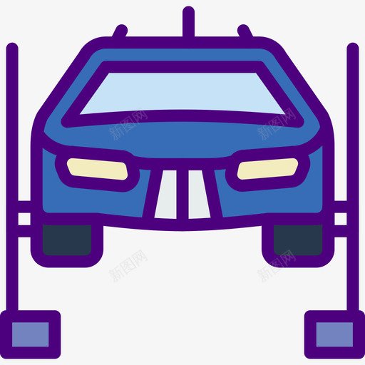 升降机汽车零件车辆2线颜色图标svg_新图网 https://ixintu.com 升降机 汽车零件车辆2 线颜色