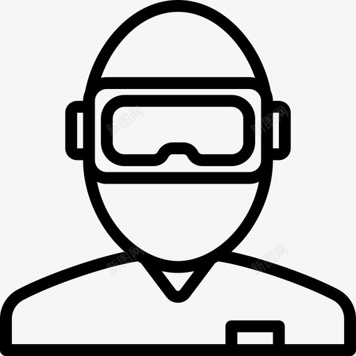 Ar眼镜虚拟现实9线性图标svg_新图网 https://ixintu.com Ar眼镜 线性 虚拟现实9
